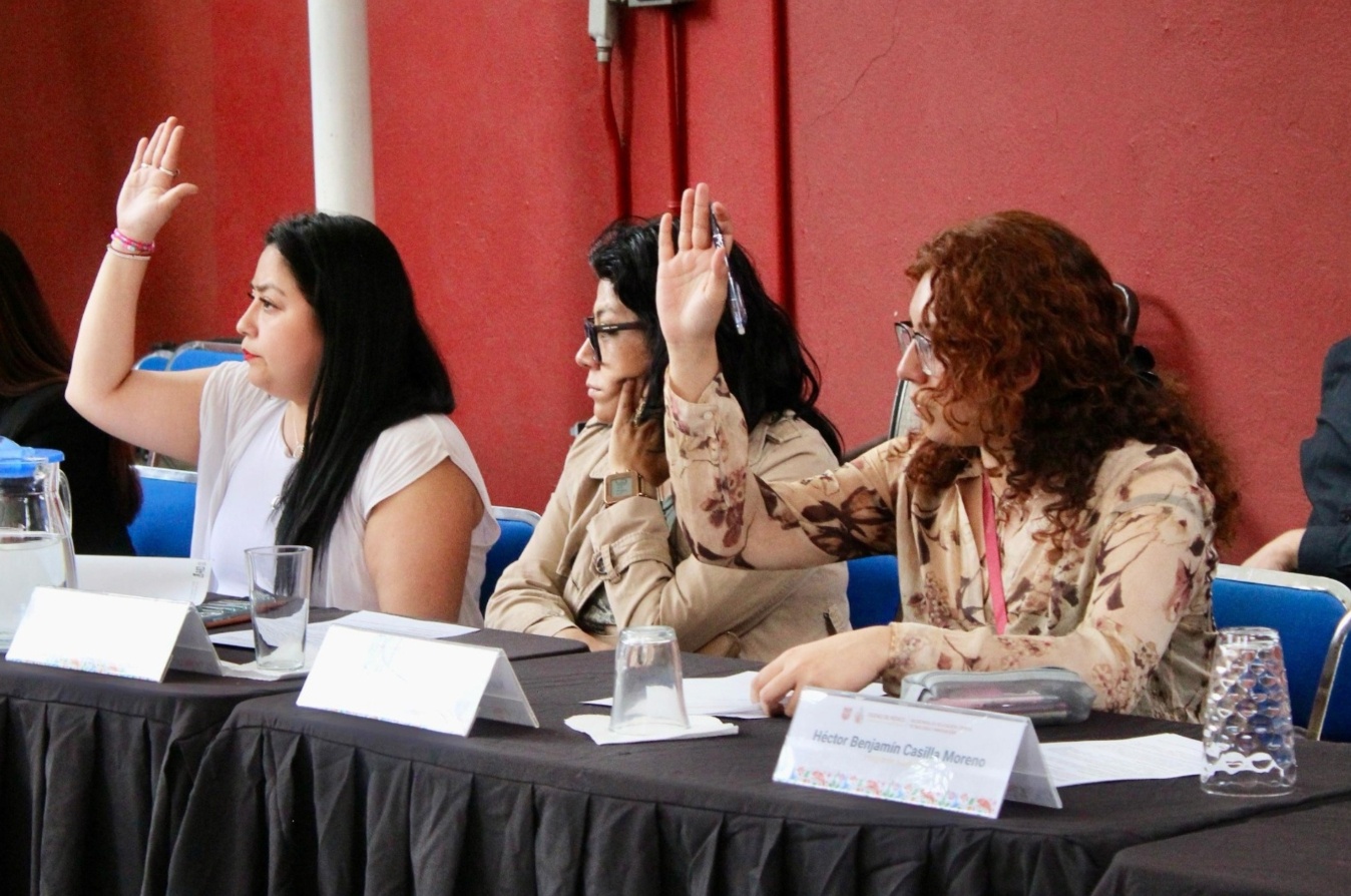 Comité de Ética Instalación (compañeras votando).jpg