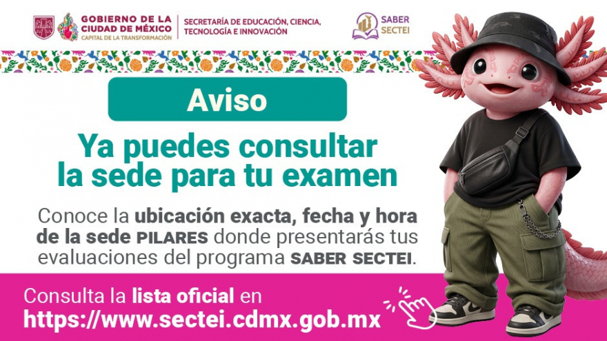 Lista de asignaciones de sedes y horario de evaluaciones SABER-SECTEI